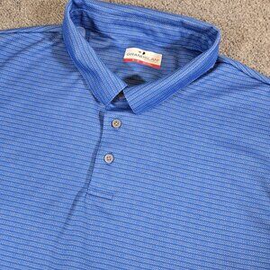 Grand Slam Performance Short Sleeve Polo Golf Shirt XL‎ Light Blue